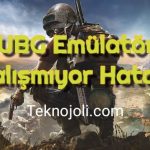 PUBG Emülatörü Çalışmıyor Hatası