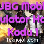 PUBG Mobile Emulator Hata Kodu 1